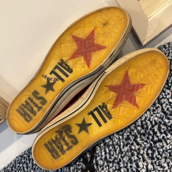 John Varvatos / Chuck Taylor Converse All Star stars n stripes high-tops - Picture 11 of 16